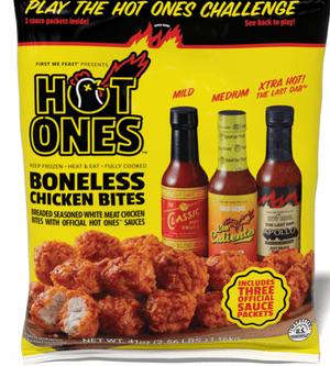 Trash Food Taste Test Image of Hot Ones Wings