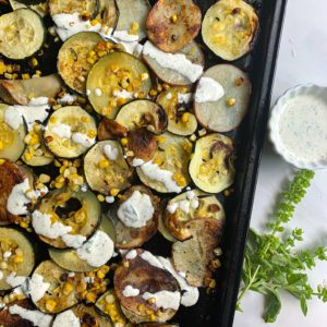 Summer Sweet Corn and Zucchini